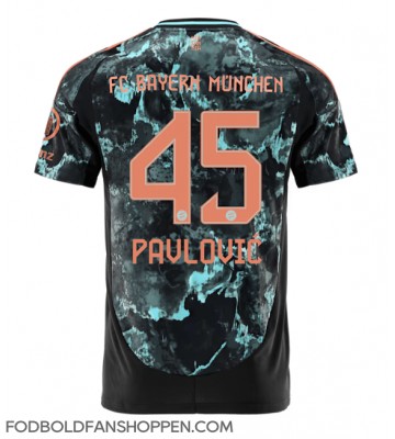Bayern Munich Aleksandar Pavlovic #45 Udebanetrøje 2024-25 Kortærmet